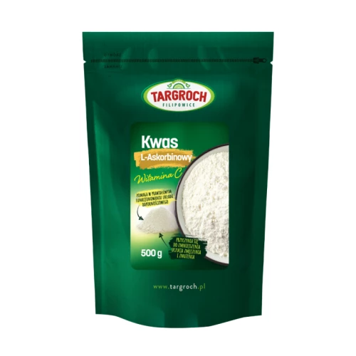 Targroch - Witamina C Kwas L-Askorbinowy - 500 g Targroch - Witamina C Kwas L-Askorbinowy - 500 g